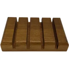 Stand for tablets  oak, varnish , H=3, L=15, B=10 cm  moss.