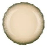 Тарелка глубокая «Эйфория» фарфор 0,75л D=23см бежев.,зелен., Цвет: Бежевый, Диаметр (мм): 230