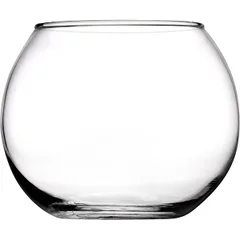 Ball vase “Flora” glass 420ml D=7,H=8cm clear.