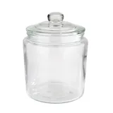 Банка «Классик» круглая с крышкой стекло,стекло 0,9л D=11,5,H=16см прозр.