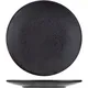Тарелка «Оникс» плоская керамика D=27см черный, Диаметр (мм): 270