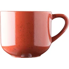 Mug “Lifestyle” porcelain 400ml ,L=14cm cinnabar