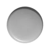 Тарелка с бортом «Moderna» фарфор D=21см серый,матовый