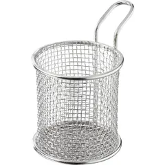 Basket for French fries stainless steel D=80,H=84mm metal.