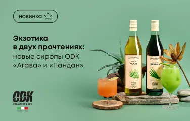 Экзотика в двух прочтениях: новые сиропы ODK «Агава» и «Пандан»