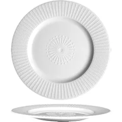 Тарелка «Виллоу» мелкая фарфор D=18,5см белый