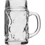 Beer mug “Don” glass 0.5l D=80/80,H=162,B=125mm clear.