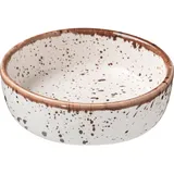 Салатник «Пунто Бьянка» фарфор 250мл D=13,H=4см белый,черный