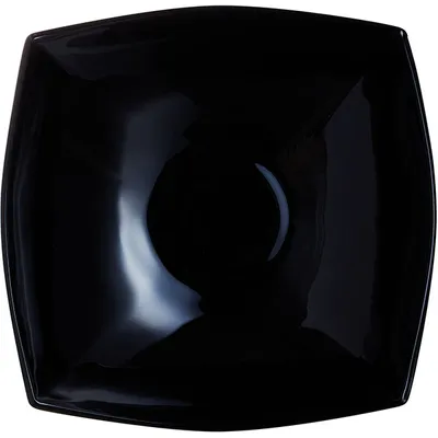 Салатник «Квадрато» стекло 1,6л ,H=8,L=24,B=24см черный, изображение 4