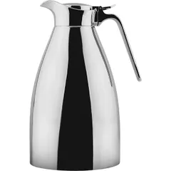 Coffee pot-thermos  stainless steel  1.3 l , H=27.5, L=14.5, B=11.7 cm  silver.