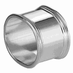 Napkin ring “Contour” metal D=5cm metal.