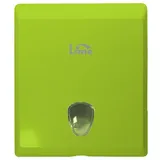 Z-fold towel dispenser green.