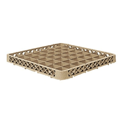 Секция для кассеты для бокалов TR-9 дополнительная (49 ячеек) полипроп. ,H=6,L=50,B=50см бежев.