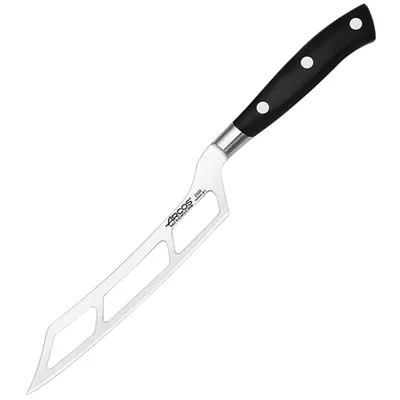 Нож для сыра «Ривьера» сталь нерж.,полиоксиметилен ,L=288/145,B=32мм черный,металлич.