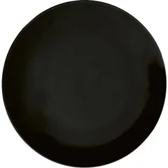 Plate “De” porcelain D=24cm black