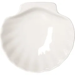 Блюдо «Кунстверк» ракушка фарфор D=115,H=65,L=120,B=105мм белый