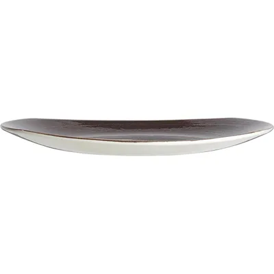 Тарелка «Революшн Гранит» мелкая фарфор D=30,5см серый,коричнев., изображение 2