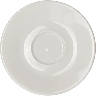 Блюдце «Визувио» фарфор D=140,H=19мм белый