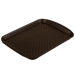 Поднос прямоугольный полипроп. ,L=33,B=26см коричнев.