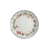 Тарелка «Спринг» мелкая фарфор D=21см белый,разноцветн.