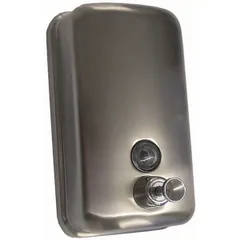 Soap dispenser  stainless steel  0.8 l , H=180, L=105, B=64mm
