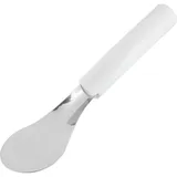 Ice cream spoon stainless steel ,L=25cm white,metal.