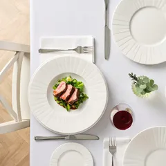 Тарелка глубокая «Алина» фарфор D=28,5см белый, изображение 2