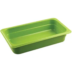 Gastronorm container (1/3) without lid  polyprop. , H=65, L=325, B=176mm  green.