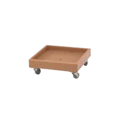 Trolley for cassettes 51*51cm  plastic , H=21, L=57, B=57cm  beige.