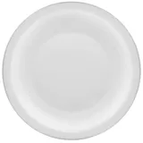 Тарелка «Перформа» мелкая стекло D=195,H=15мм белый