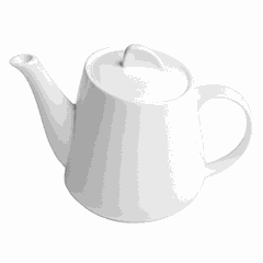 Teapot “Pearl” porcelain 0.5l white