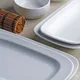 Блюдо «Прага» прямоугольное фарфор ,H=25,L=280,B=180мм белый, изображение 2
