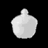 Сахарница «Трианон» стекло 340мл D=11,H=13см белый