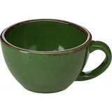 Чашка чайная «Пунто Верде» фарфор 300мл D=11,H=7см зелен.,коричнев.
