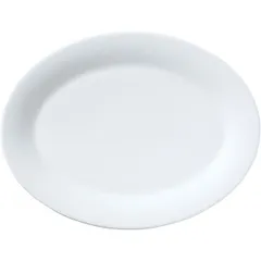 Oval dish  bone porcelain , L=35cm  white