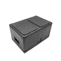 Термоконтейнер «Нормал» до 35 кг полипроп. 46л ,H=32,L=60,B=40см черный, изображение 3