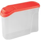 Емкость для сыпучих продуктов с крышкой полипроп. 1,5л ,H=157,L=220,B=75мм прозр.