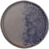 Тарелка пирожковая «Фобос» керамика D=205,H=20мм серый,синий