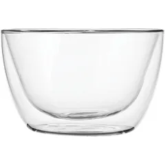 Salad bowl “Prootel” double walls  thermostatic glass  0.55 l  D=128, H=80mm  clear.