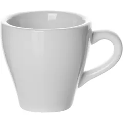 Чашка кофейная «Визувио» фарфор 85мл D=64,H=86,B=61мм белый