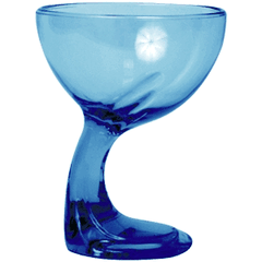 Креманка «Джерба» стекло 350мл D=110/70,H=140,L=75мм голуб.