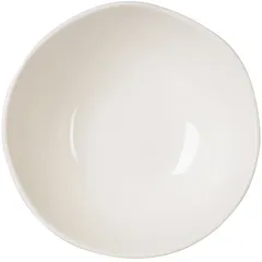 Salad bowl “Cream Kayla” porcelain 250ml D=16cm white