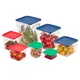 Крышка для контейнера для продуктов 2SFSPP, 4SFSPP полиэтилен ,L=18,5,B=18,5см зелен., изображение 6