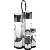 Набор для специй 6 предметов стекло,сталь нерж.