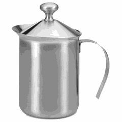 Молочник «Леопольд» с прессом сталь нерж. 0,95л ,H=178,L=172,B=98мм металлич.