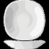 Тарелка глубокая «Сквэа» фарфор 0,6л ,H=37,L=210,B=210мм белый
