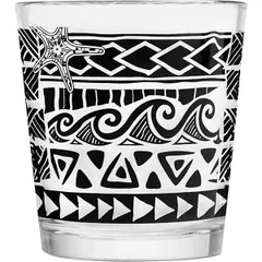 Олд фэшн (стакан) «Кахико» стекло 360мл черный,прозр.