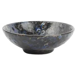 Sauce boat “Midnight Dusk”  porcelain  D=75, H=25mm  black, blue