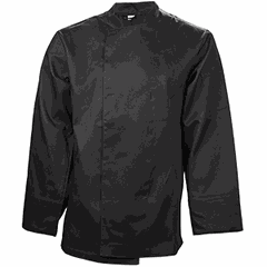 Double-breasted jacket size 42-44  twill  black