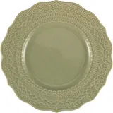 “Skalistos” pie plate  ceramics  D=15, H=2cm  green.